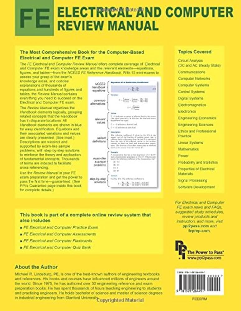 PPI FE Electrical and Computer Review Manual – Comprehensive